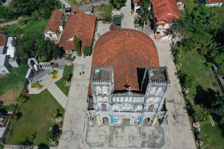 Ancient catherdal in Phu Yen province central Vietnamの写真素材