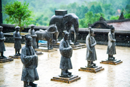 Khai Dinh mausoleum in Hue city Vietnam