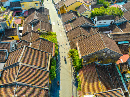 Nice Hoi An ancient town in central Vietnamの写真素材