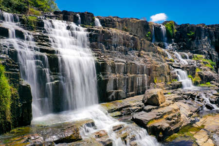 Nice Pongour waterfall in Lam Dong province southern Vietnam