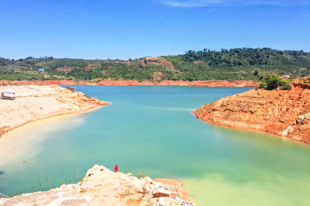Nice valley in Lam Dong province southern Vietnamの写真素材
