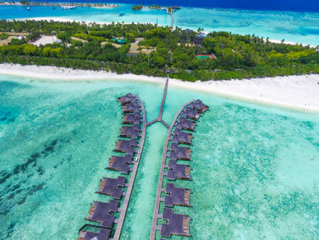 Nice white sand beach in Maldives India oceanのeditorial素材