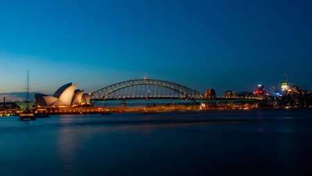 Sydney opera house cityscape in Australiaのeditorial素材