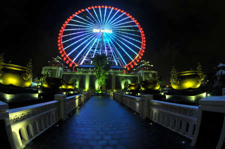 Nice Asia park in Da Nang city central Vietnamの写真素材