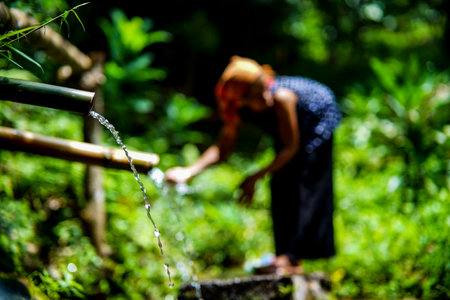 Nice watering place in Dak Lak province central Vietnam
