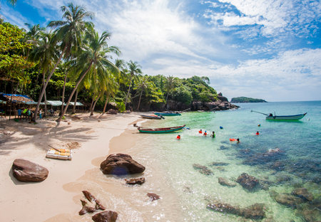 Nice Phu Quoc island in Kien Giang province southern Vietnamのeditorial素材