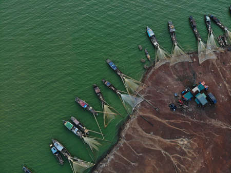 Nice fishing boat in Dong Nai province southern Vietnam