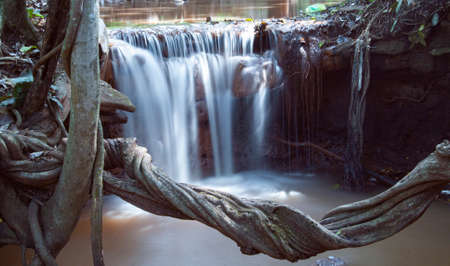 Number 4 waterfall in Binh Phuoc province southern Vietnamの写真素材