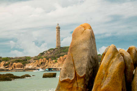 Ke Ga cape in Binh Thuan province central Vietnamの写真素材