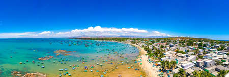 Mui La Gan beach in Binh Thuan province central Vietnamの写真素材