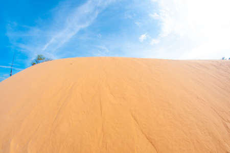 Nice sandune in Binh Thuan province central Vietnamの写真素材