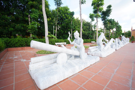 Bach Dang Giang historical place in Hai Phong city northern Vietnamのeditorial素材