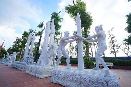 Bach Dang Giang historical place in Hai Phong city northern Vietnamのeditorial素材