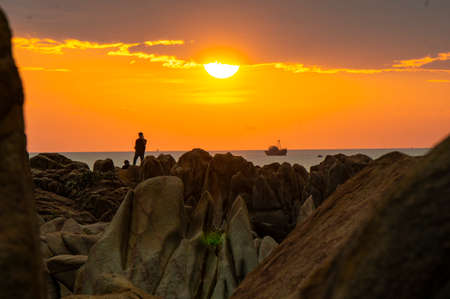 Ke Ga cape in Binh Thuan province central Vietnamのeditorial素材