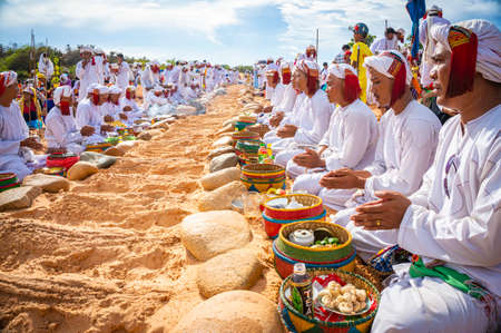 Traditional culture in Binh Thuan province central Vietnamのeditorial素材