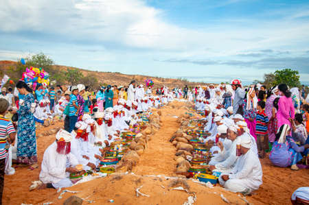 Traditional culture in Binh Thuan province central Vietnamのeditorial素材