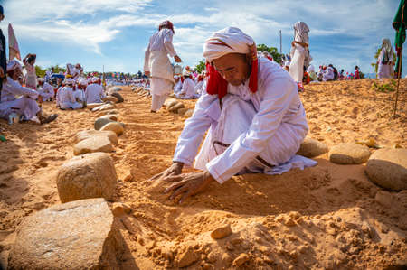 Traditional culture in Binh Thuan province central Vietnamのeditorial素材