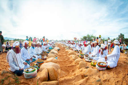 Traditional culture in Binh Thuan province central Vietnamのeditorial素材