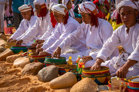 Traditional culture in Binh Thuan province central Vietnamのeditorial素材