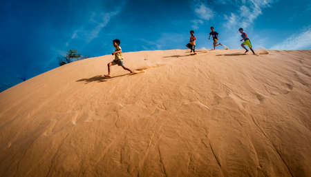 Nice sandune in Binh Thuan province central Vietnamのeditorial素材