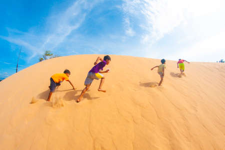Nice sandune in Binh Thuan province central Vietnamのeditorial素材