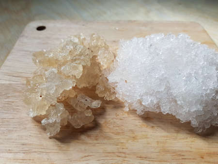 Tragacanth is a natural gum obtained from the dried sap of several species of Middle Eastern.Gum Tragacanth (snow bird nest) was cooked many dishes such as: sweet soupの写真素材