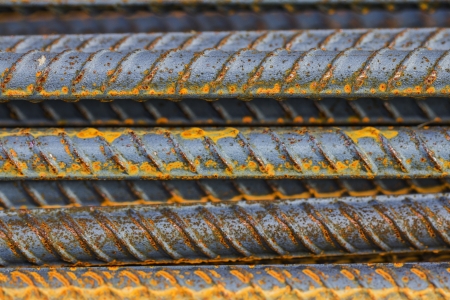 Steel rodの写真素材