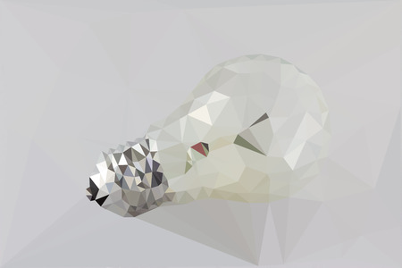 lamp low poly style vector illustration graphicの写真素材