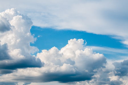 Clouds in the skyの写真素材
