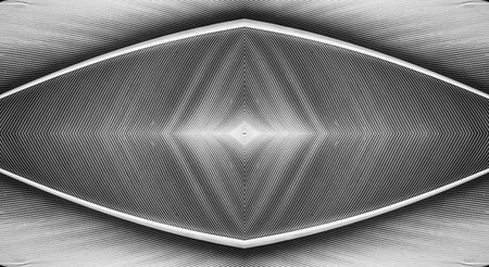 black and white abstract background macro image of featherの写真素材