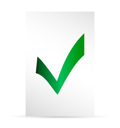 template ballot paper. Elections icons. check marks. Cast your vote.のイラスト素材