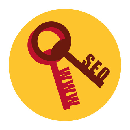 Vector icon key. house turnkey. turnkey illustration. House turnkey Flat design style.のイラスト素材