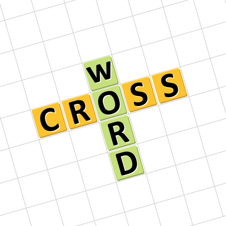 Crossword icon. Vector illustration to solve crossword puzzles.のイラスト素材
