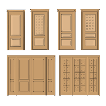set door sketchのイラスト素材