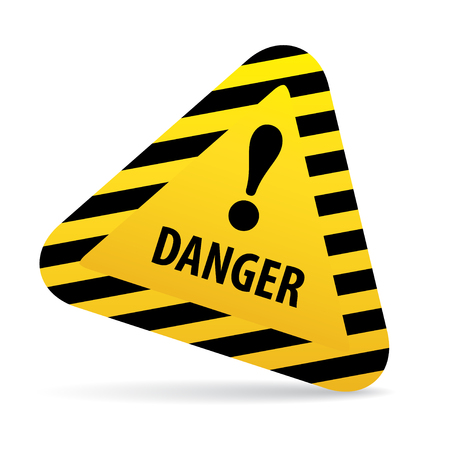 Sign Warning, dangerのイラスト素材