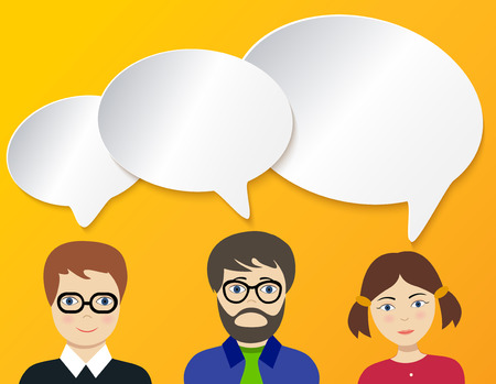 speech bubble. communicationのイラスト素材