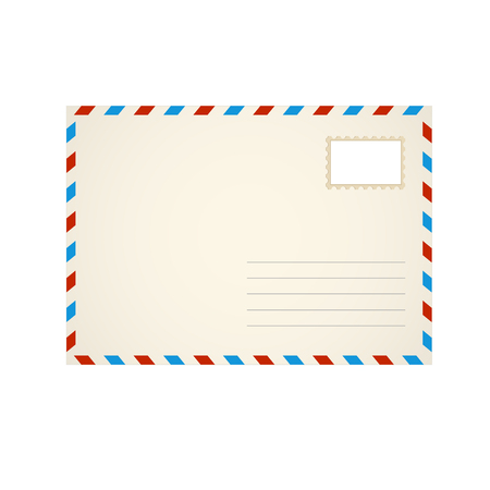 Template envelope letter Vector illustration.のイラスト素材