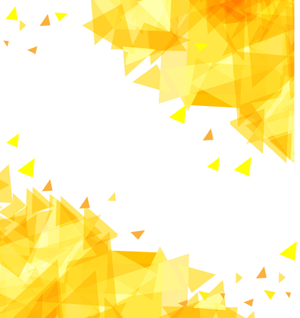 Modern Abstract background of chaotically moving triangles.のイラスト素材
