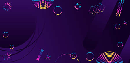 Abstract geometric ultraviolet background. Modern futuristic style.