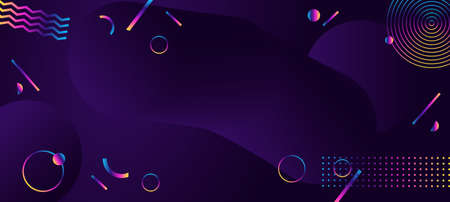 Abstract geometric ultraviolet background. Modern futuristic style.