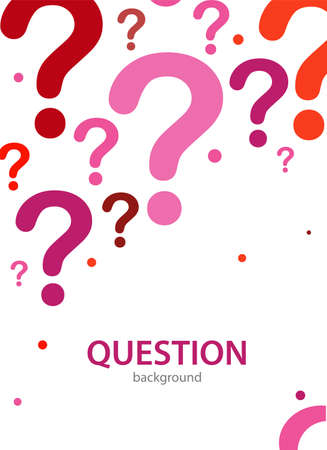 Design cover, layout or banner with text Question background.のイラスト素材