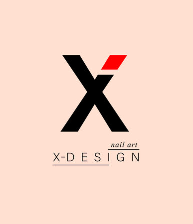 Bundle Minimalistic Logos. Monogram of letters X. for business cardのイラスト素材