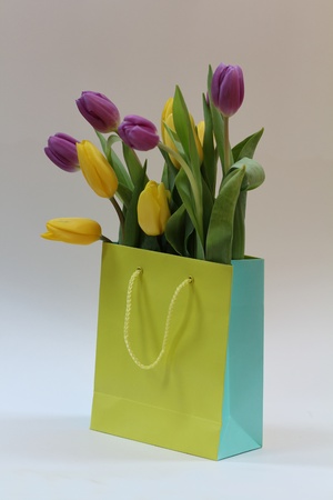 Spring Shoppingの写真素材