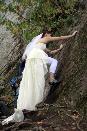 New Hampshire, September, 19, 2009 - Extreme Weddingのeditorial素材