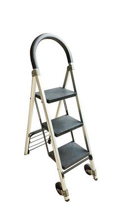 Ladder isolated on the white background.の写真素材