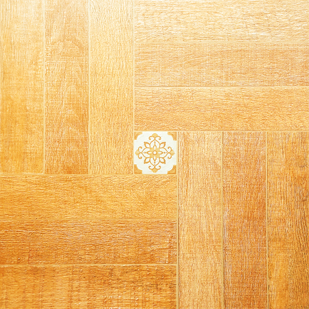 Background and texture with wooden pattern on ceramic tileの写真素材