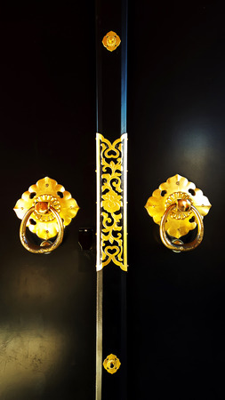 Background and texture with Decorative wooden shuttersの写真素材