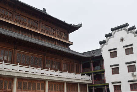 Tibetan Buddhist Monastery in Yunnan, China.の写真素材