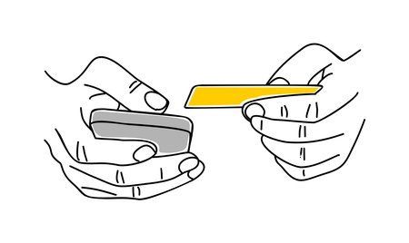 Online banking, payment credit card and mobile appのイラスト素材