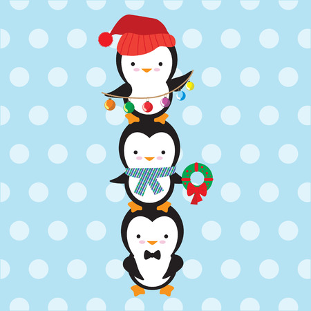 Penguin vector illustrationの写真素材